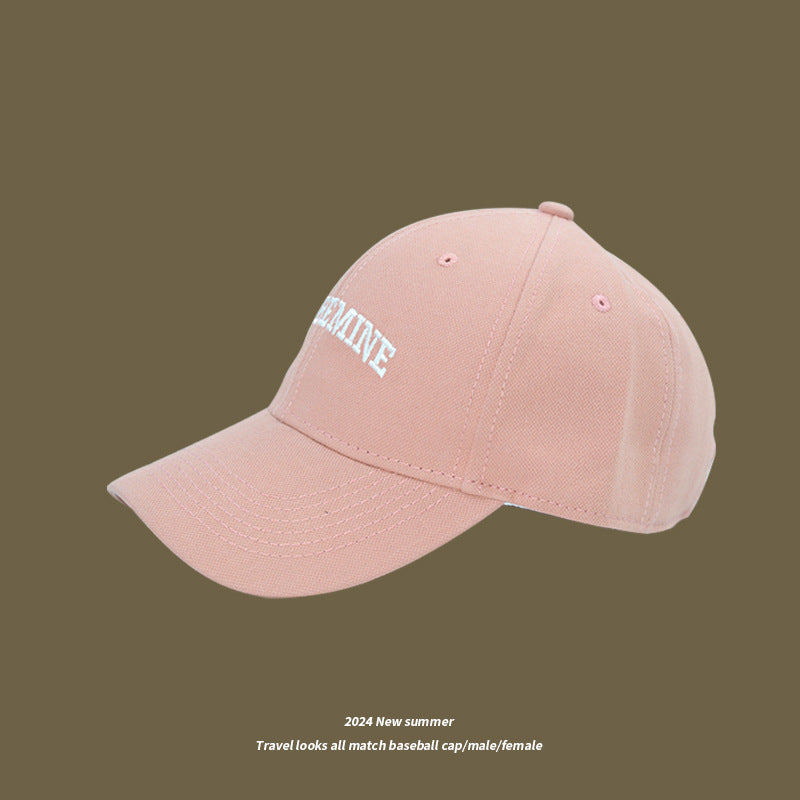 Wholesale Small hat for men and women with embroidered letters, baseball cap, casual sports, duck tongue sun hat